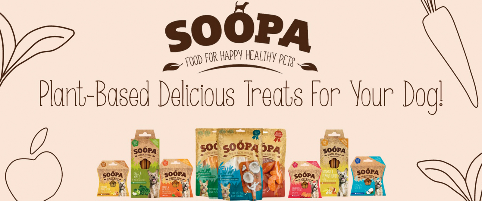 Soopa, snacks irlandeses especiales bajos en grasas