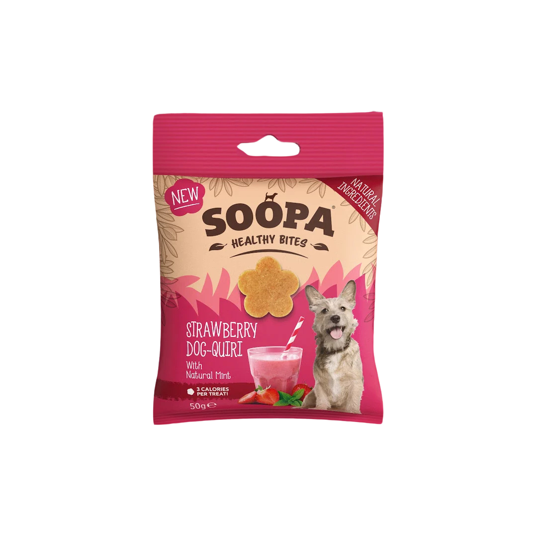 Soopa bocados perro fresa