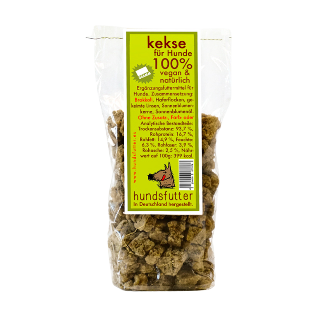 Hundsfutter snacks bocados brócoli perro