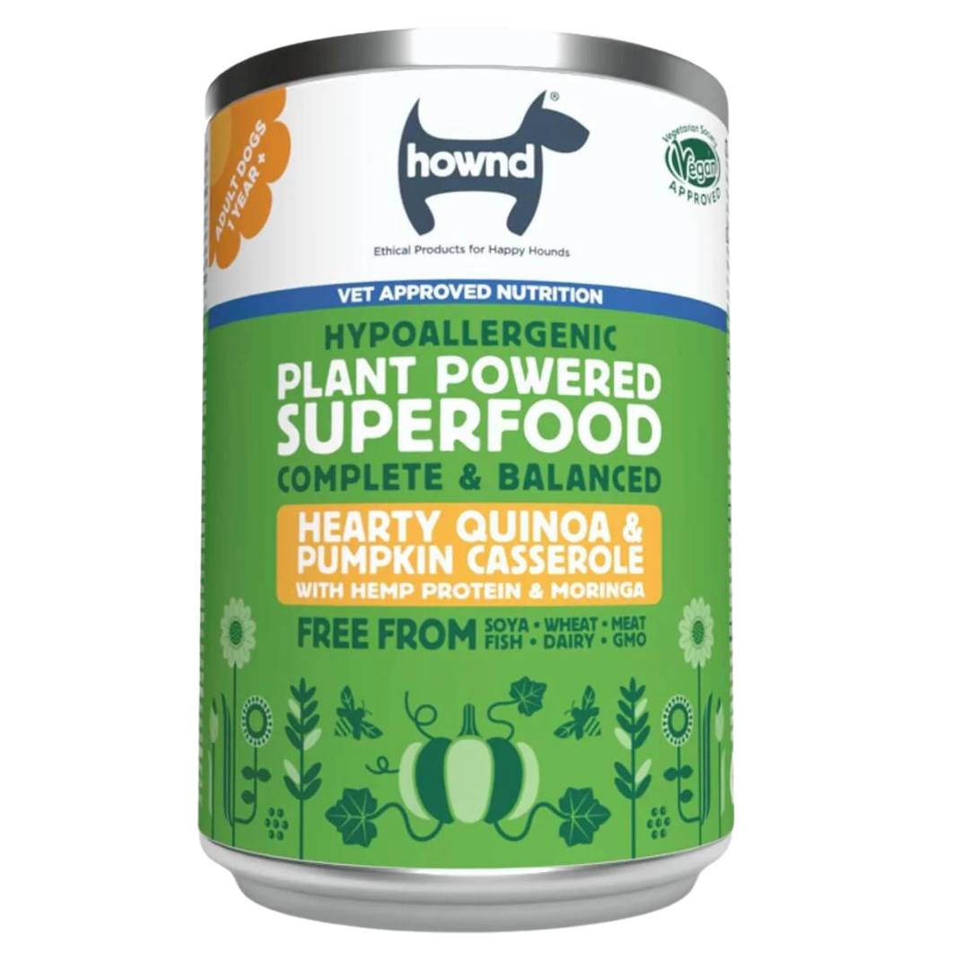 Hownd comida húmeda calabaza quinoa perro