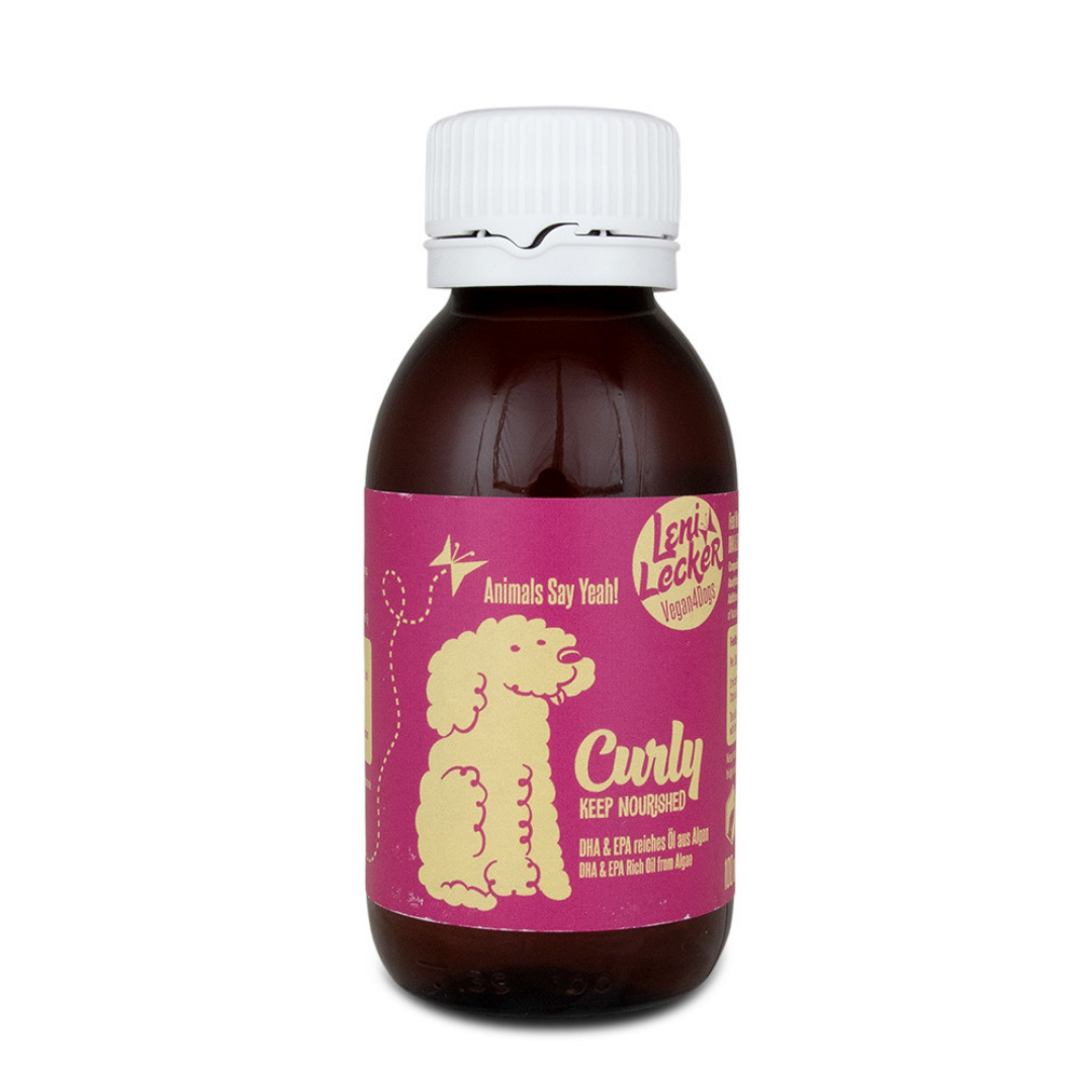 Curly aceite de algas DHA y EPA para perro 100ml