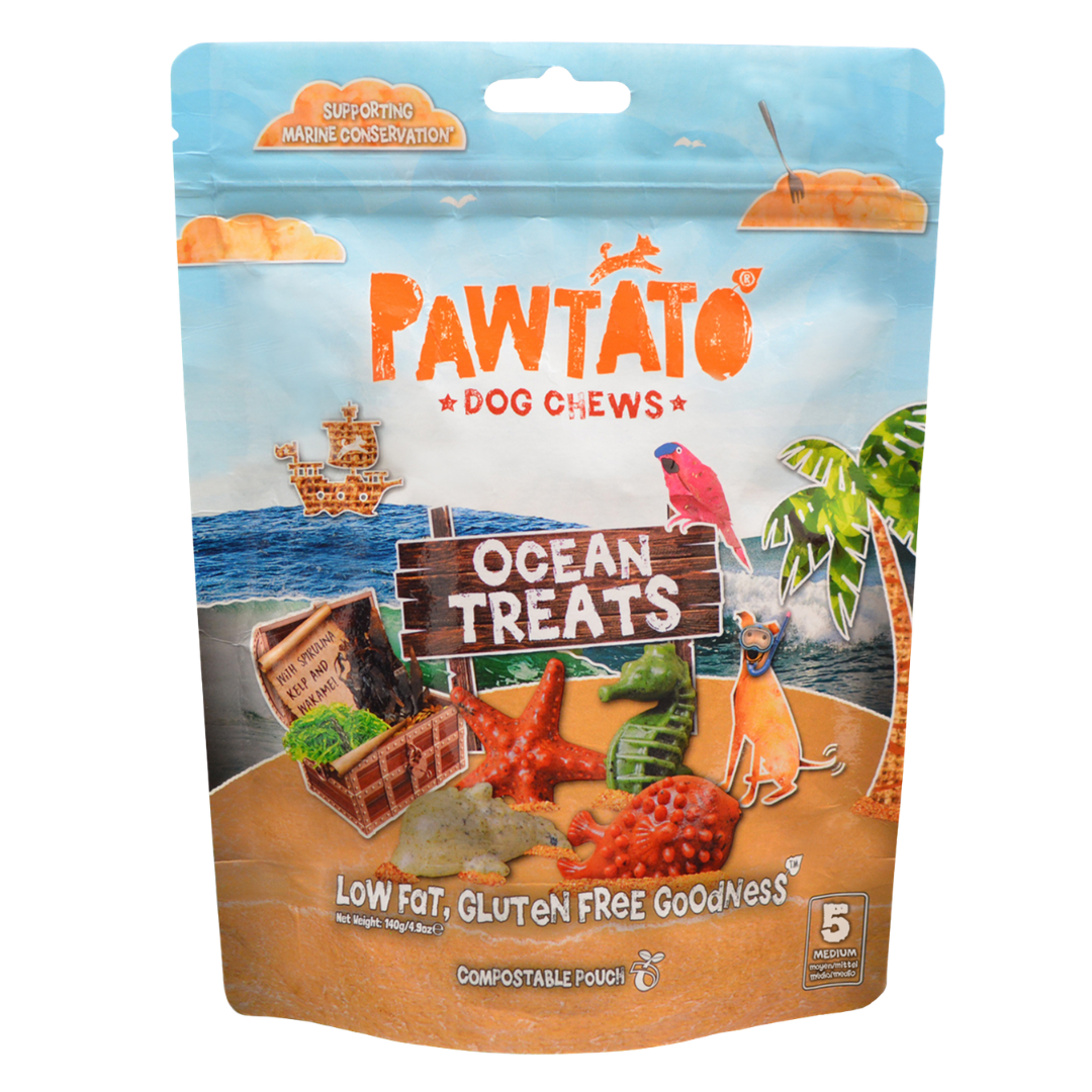 Galletas marinas Pawtato medianas 140g