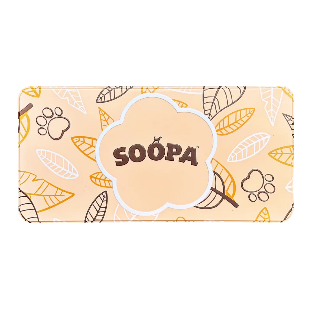 Lata metálica para snacks Soopa