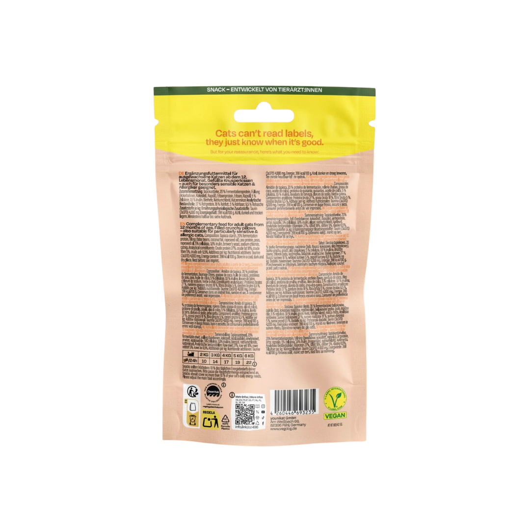 Vegcat Digestives snack para gato, 60g