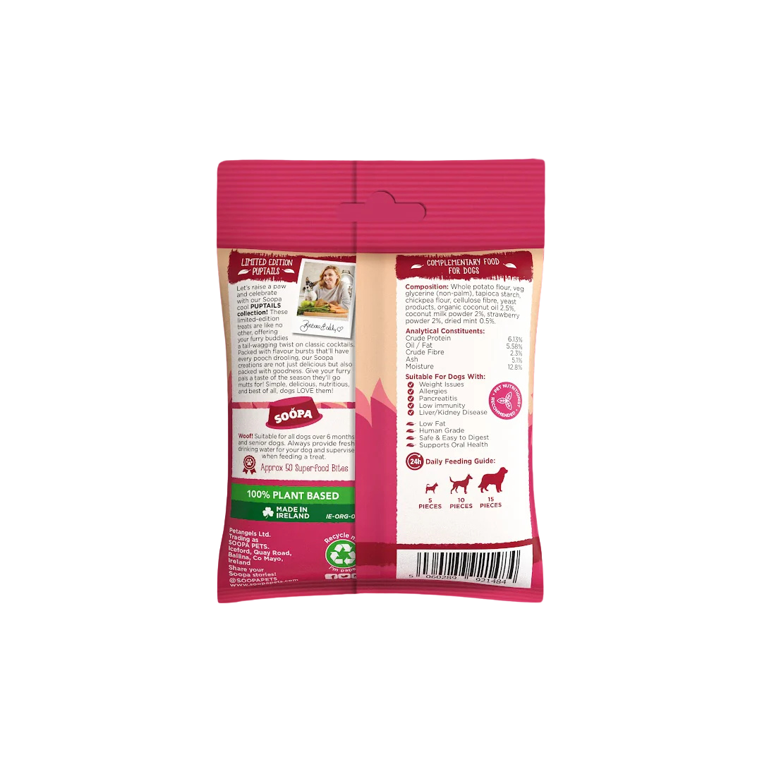 Soopa bocados perro fresa