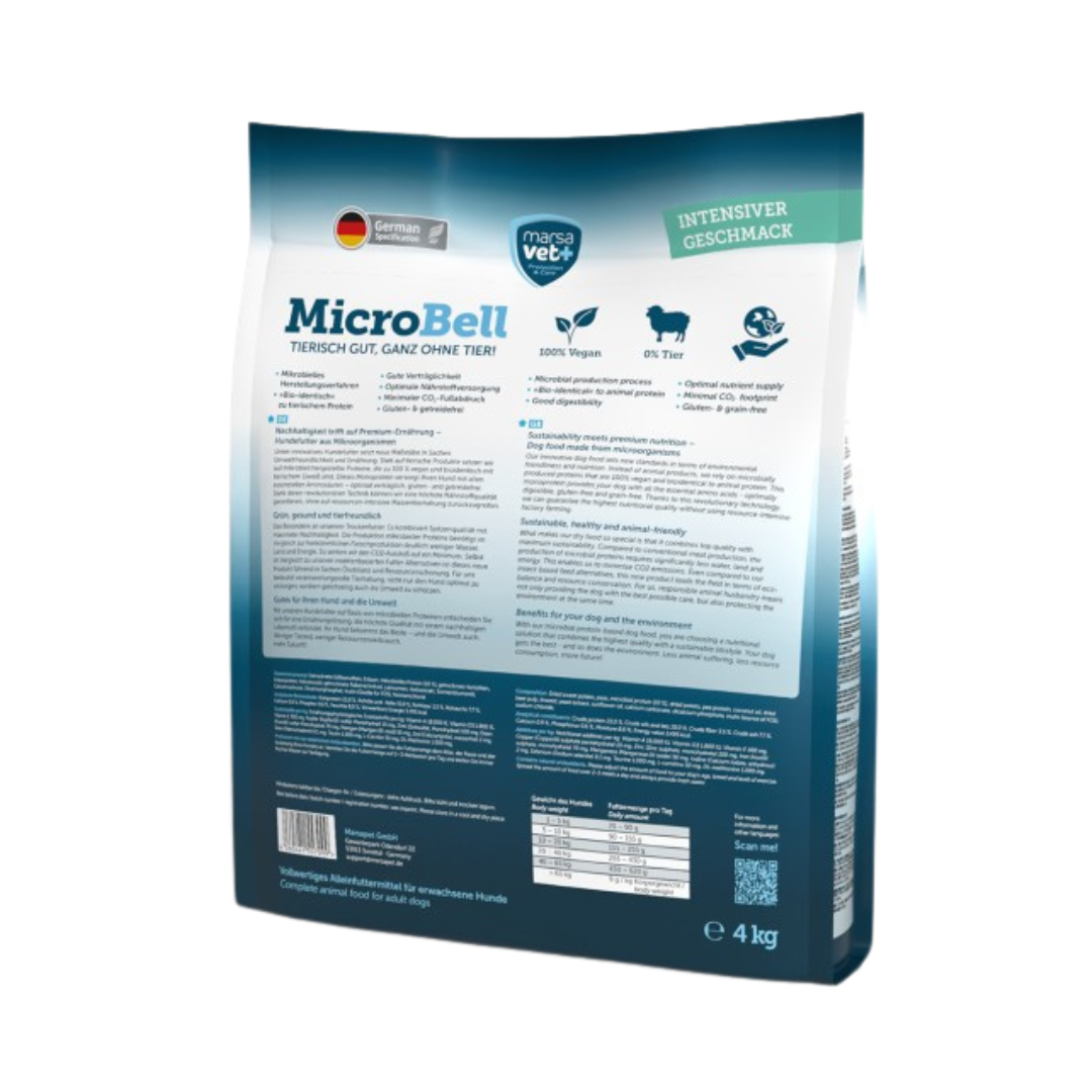 Pienso MicroBell con proteína microbiana para perro