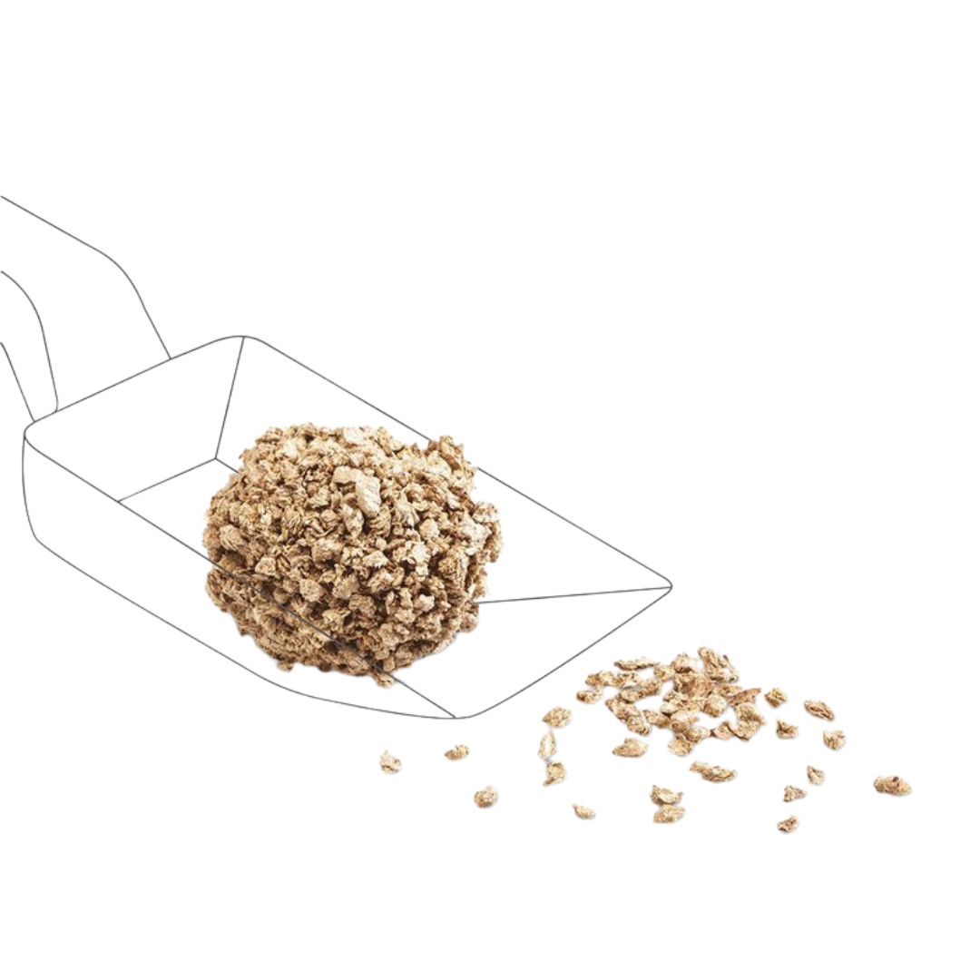 Arena gato Cat&#39;s Best natural ecológica detalle