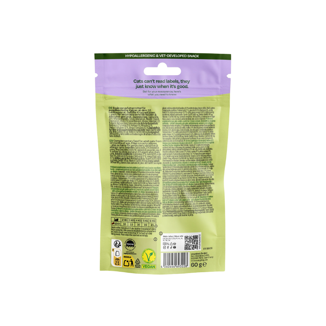Vegcat Skincares snack para gato, 60g