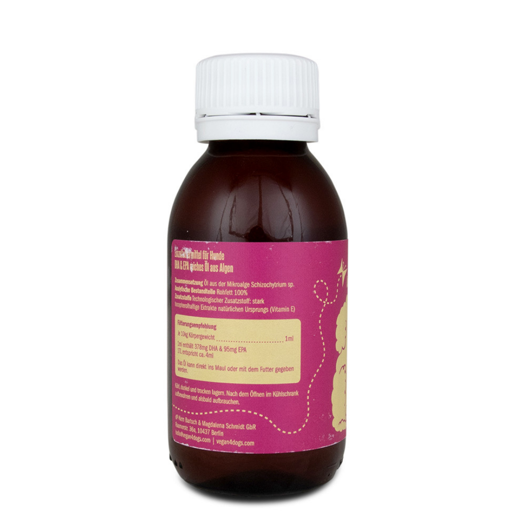 Curly aceite de algas DHA y EPA para perro 100ml
