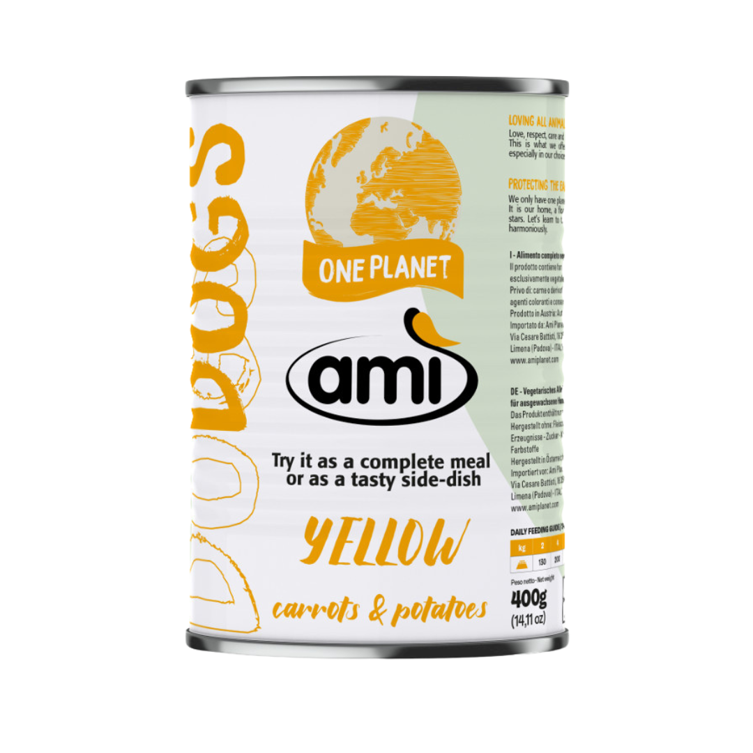 Ami V-Love comida húmeda amarillo perro