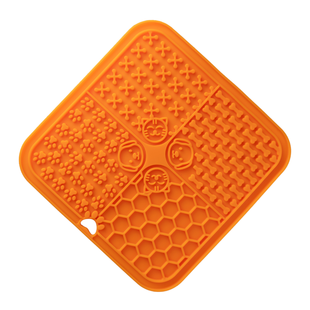 Alfombrilla de lamido silicona