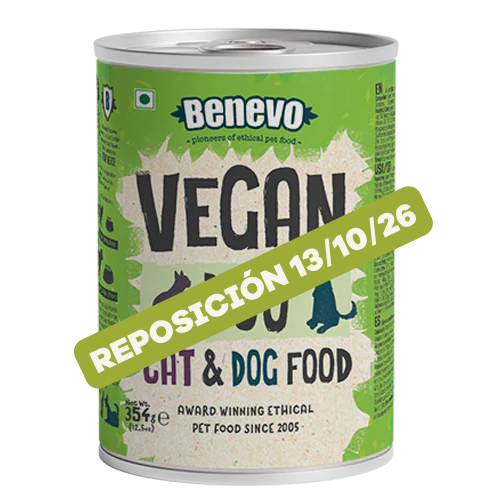 Comida completa Duo de Benevo para perros y gatos, Lata 354g