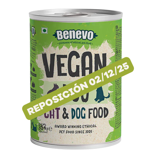 Comida completa Duo de Benevo para perros y gatos, Lata 354g