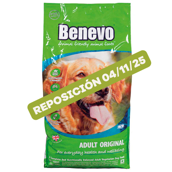 Pienso original Benevo, comida para perro
