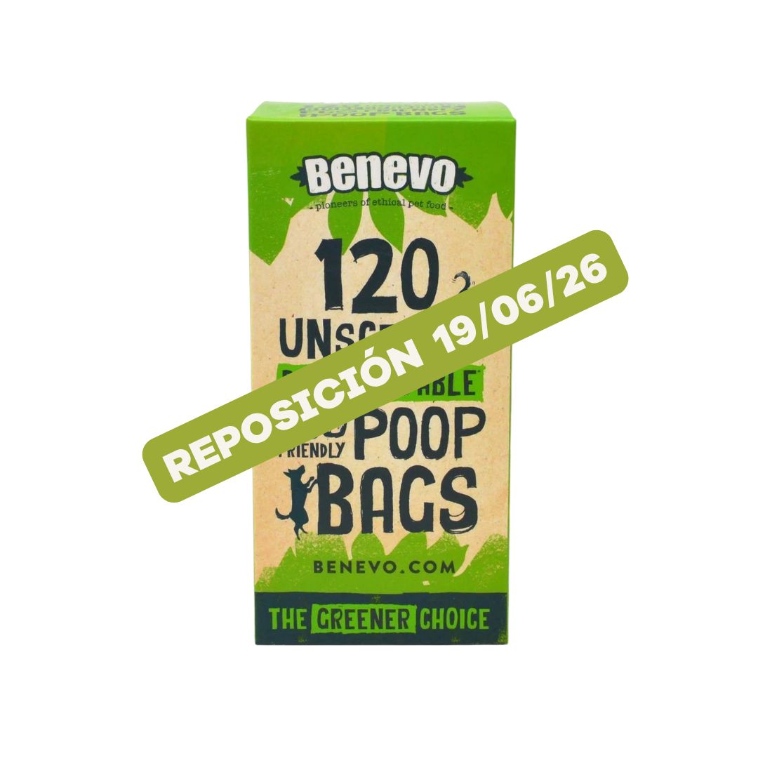 Bolsas compostables para excrementos Benevo, 120 bolsas