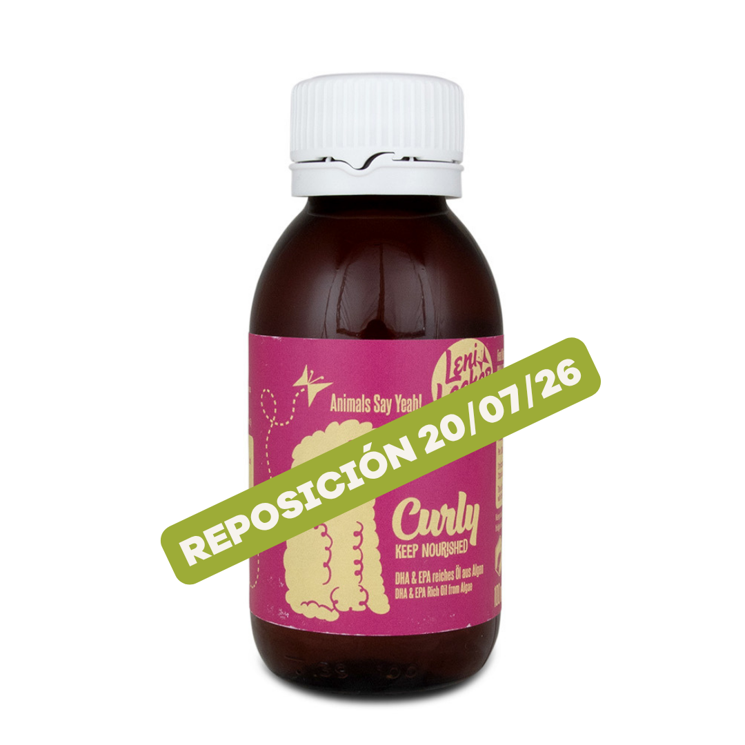 Curly aceite de algas DHA y EPA para perro 100ml