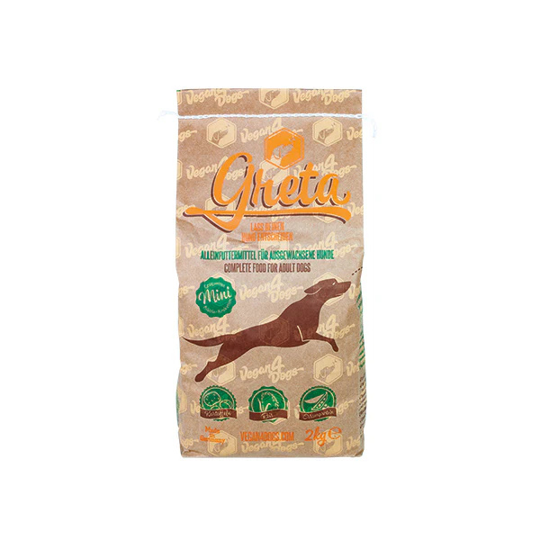 Greta perro pienso vegetal