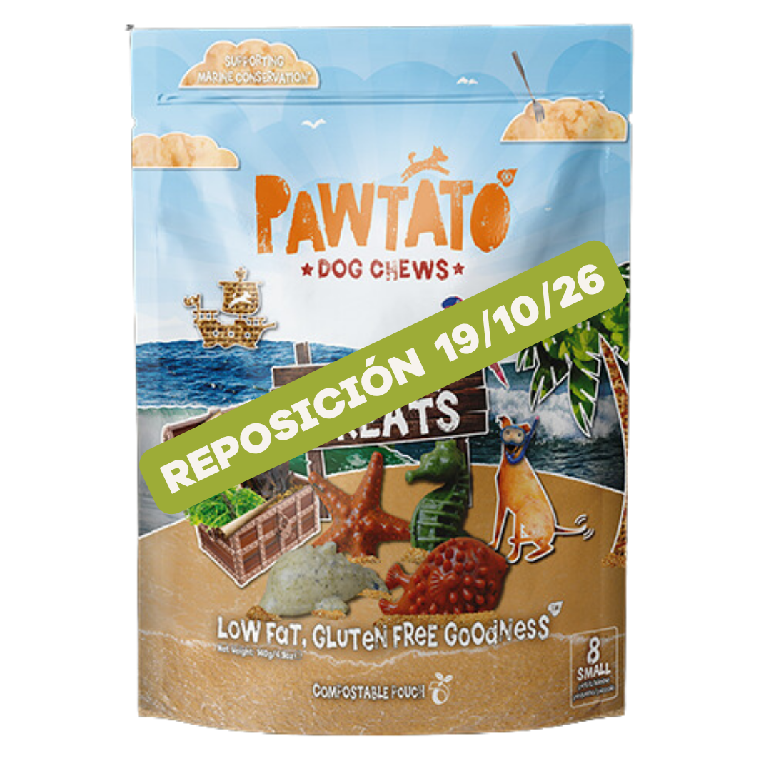 Galletas marinas Pawtato pequeñas 140g