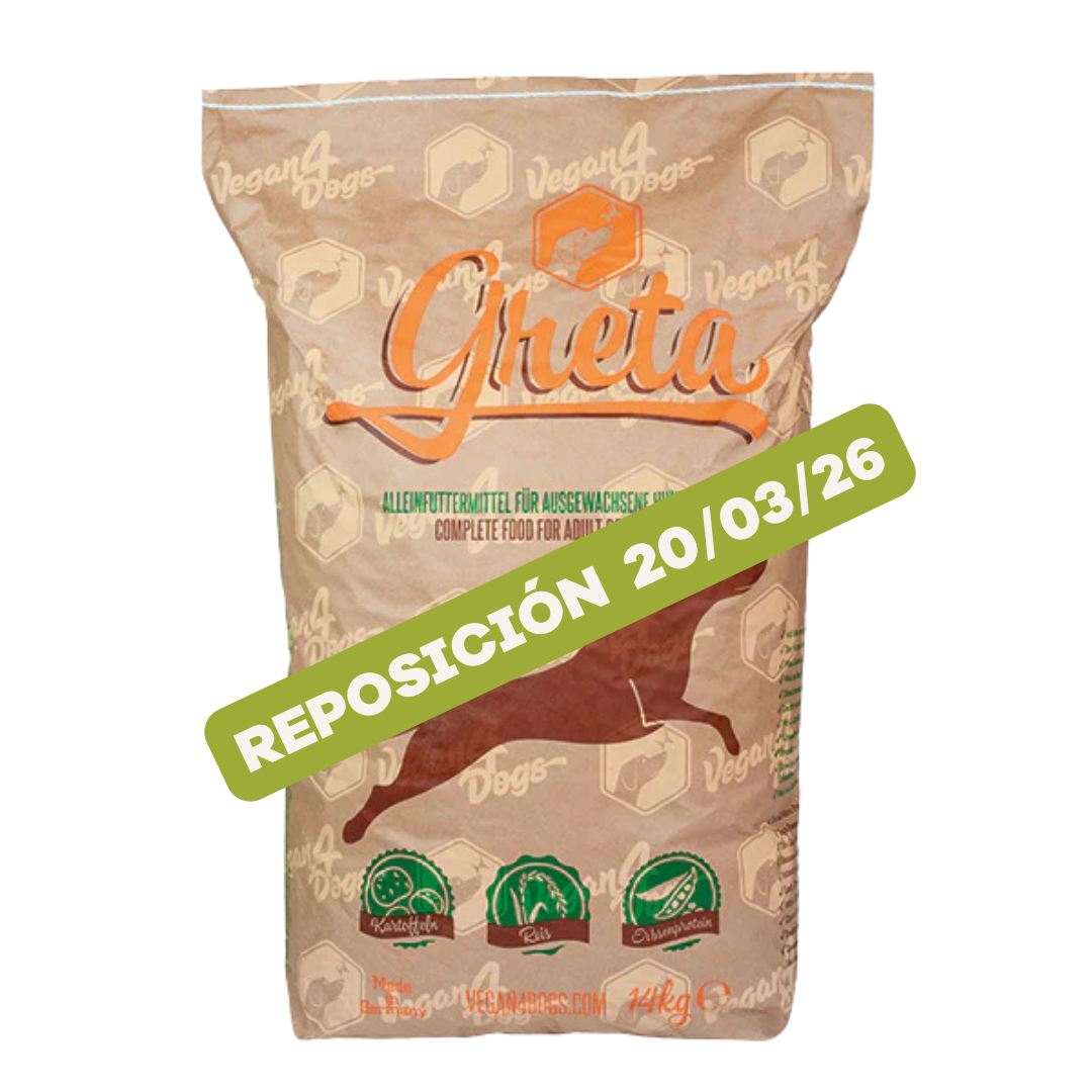 Pienso Greta para perro, comida vegana completa