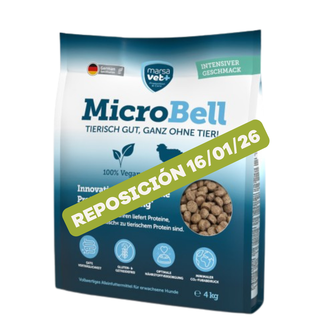 Pienso MicroBell con proteína microbiana para perro