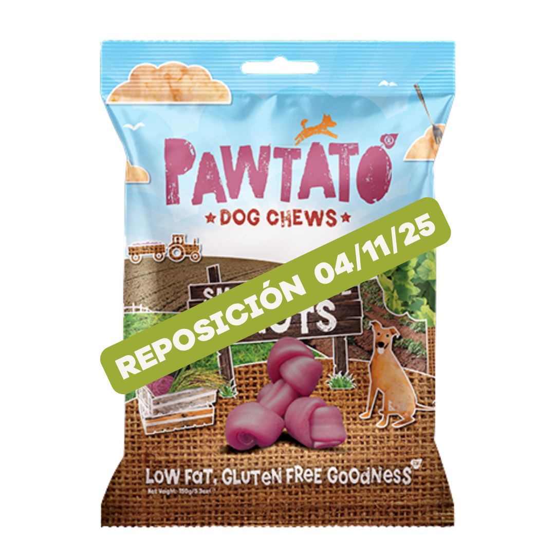 Nudos Morados Pawtato pequeños 150g