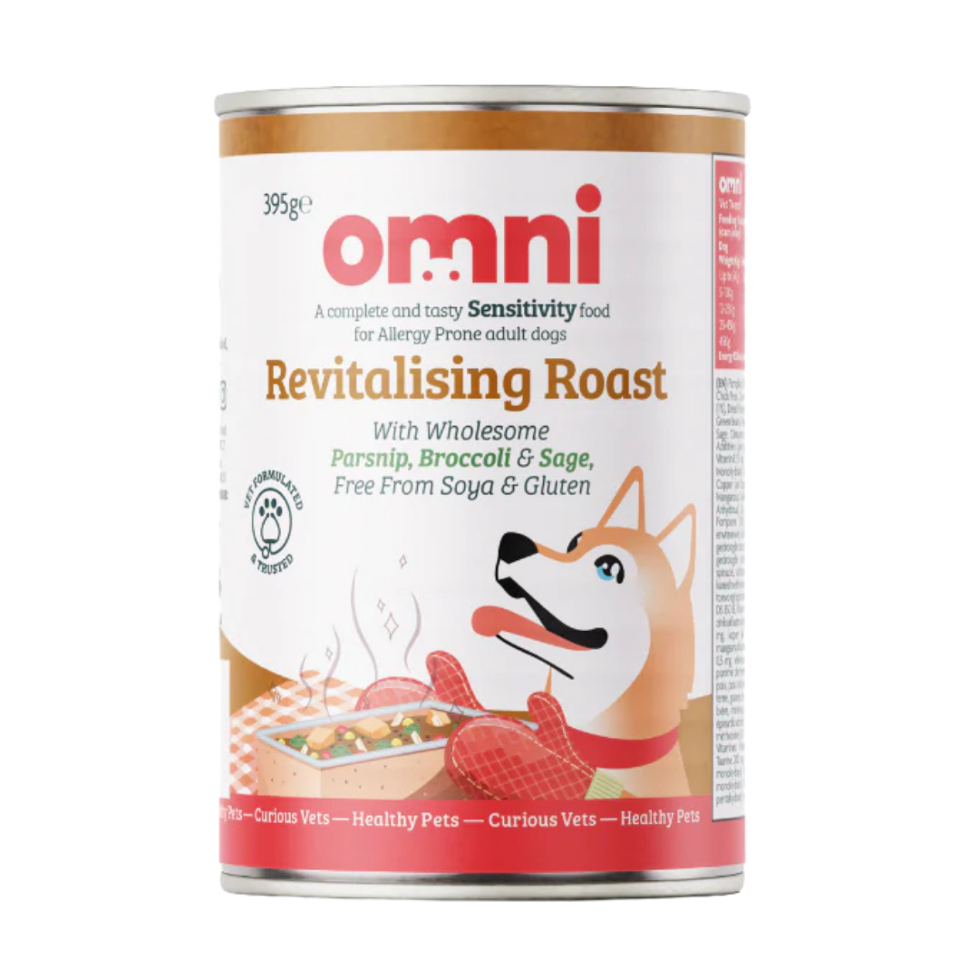 Estofado revitalizante de calabaza y lentejas Omni para perro, 395g