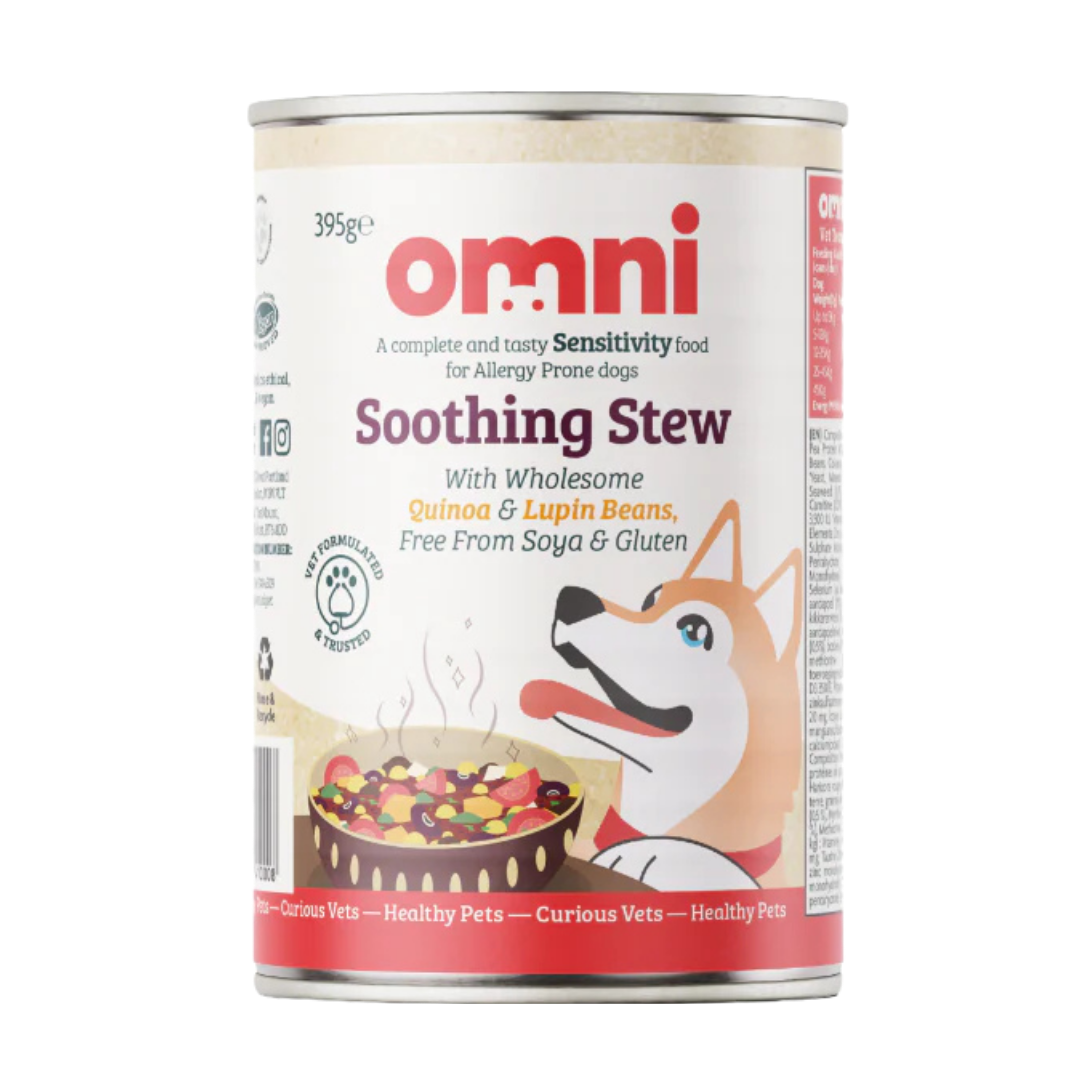 Pastel reconfortante de boniato y quinoa de Omni para perro, 395g