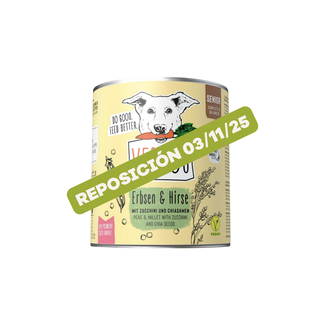 Comida húmeda completa para perros senior (edad avanzada)