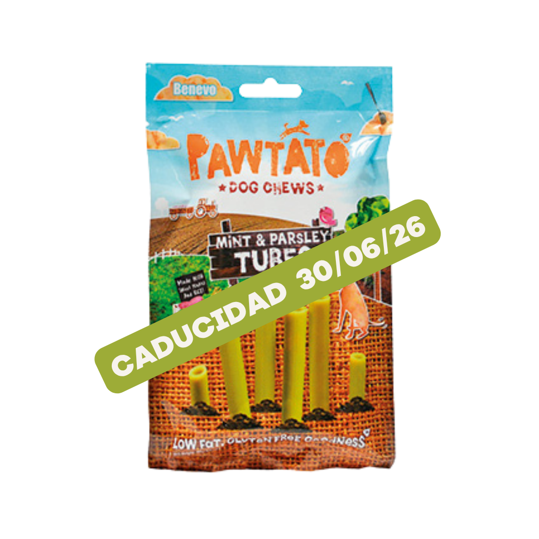 *Oferta* Tubos Pawtato de menta y perejil 90g
