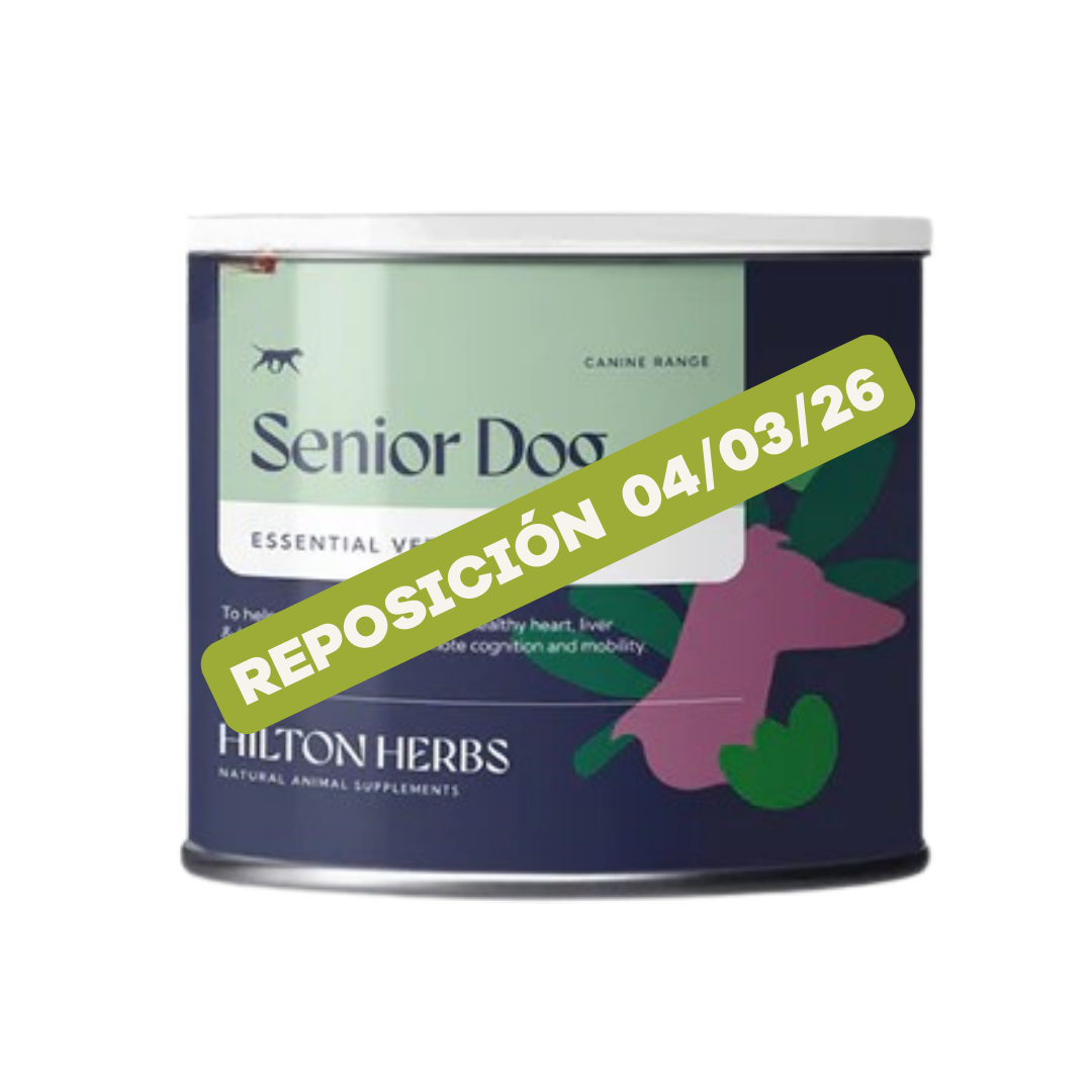 Senior Dog suplemento de hierbas para la salud de los perros mayores