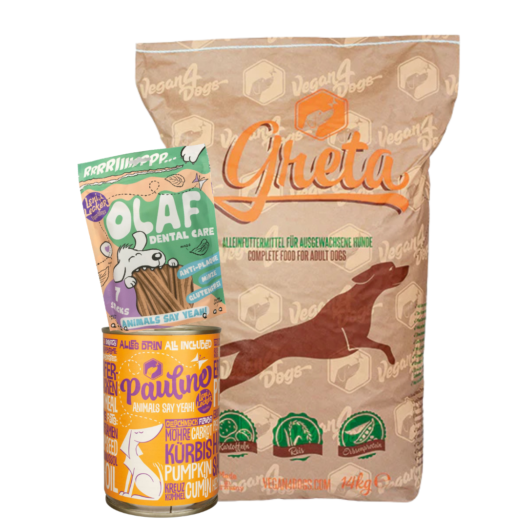 Pack Vegan4dogs perro iniciación alimentación vegetal