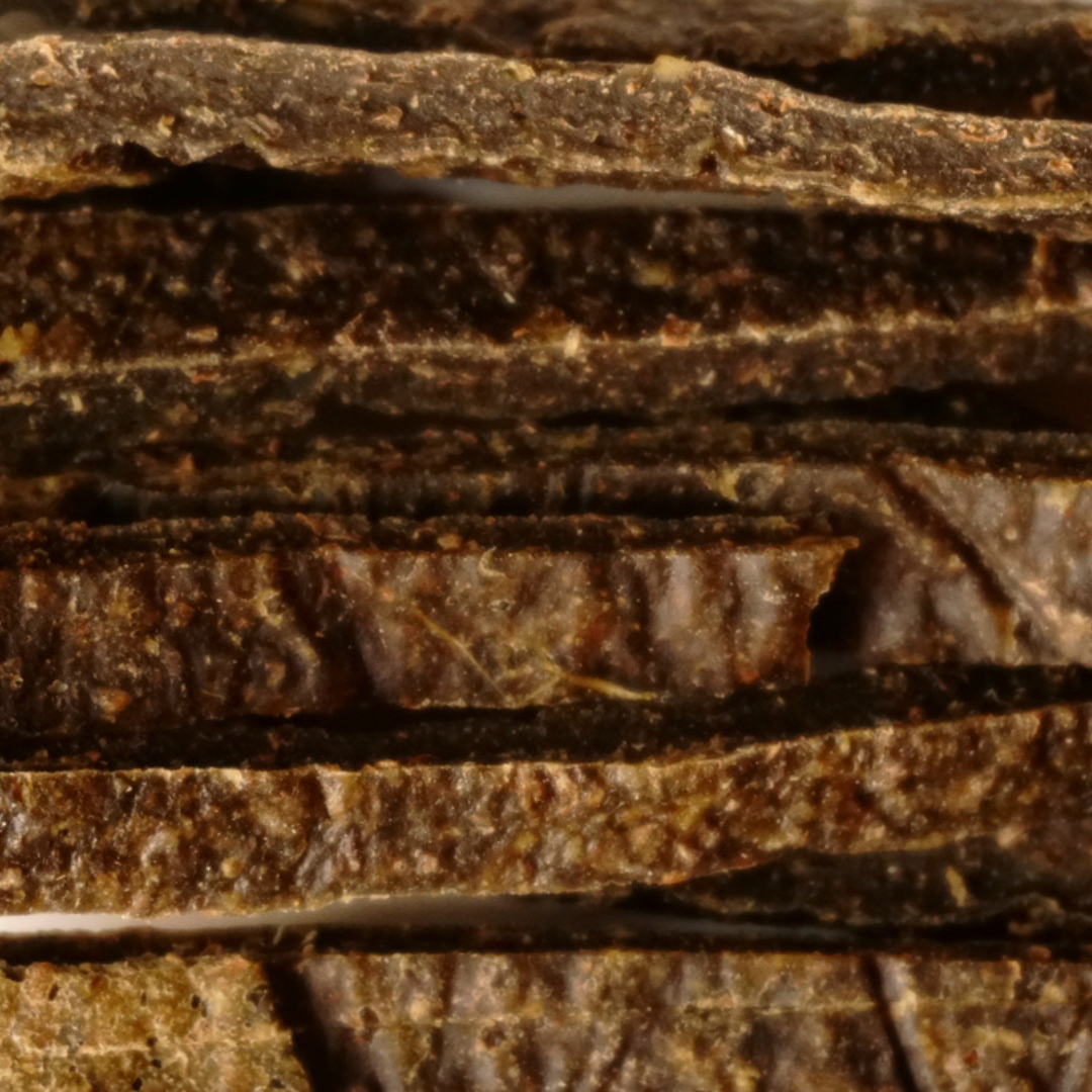 Tiras masticables de espinacas, brócoli y patata, 100g