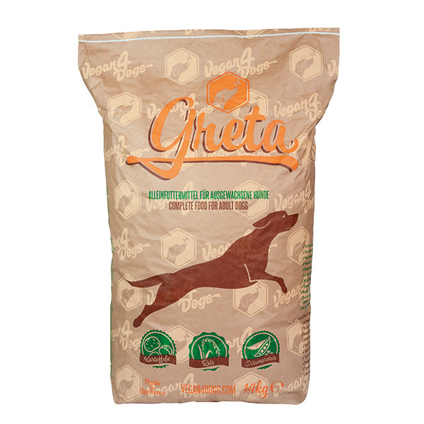 Greta pienso vegetal perro