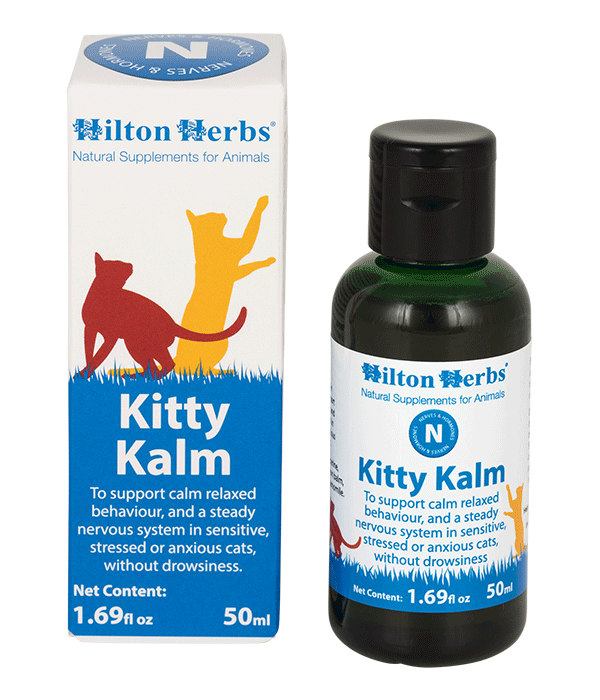 Hilton Herbs Kitty Kalm suplemento sistema nervioso gato