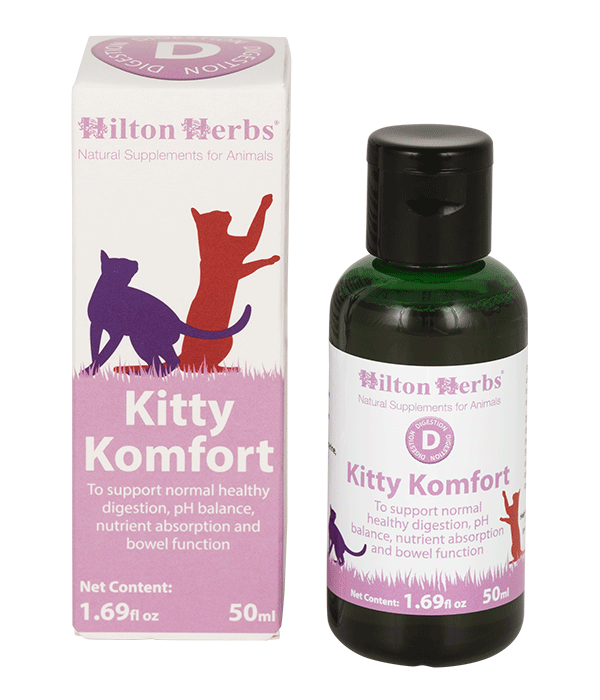 Hilton Herbs Kitty Komfort suplemento digestión gato