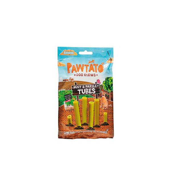 Pawtato snacks tubos menta perejil perro